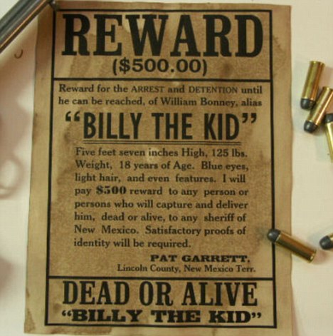 billy the kid death. town that Billy and Segura