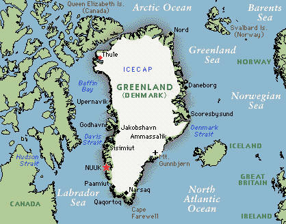 greenland map